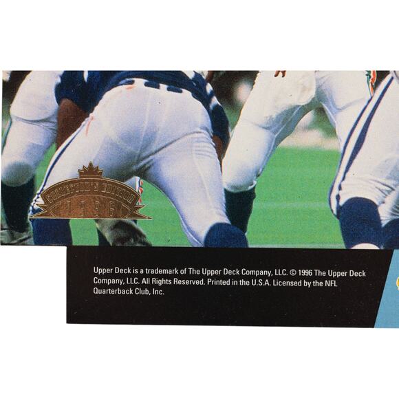 Dan Marino 1996 Upper Deck 5"x7" Meet the Stars Jumbo Cards Miami Dolphins - Picture 6 of 16